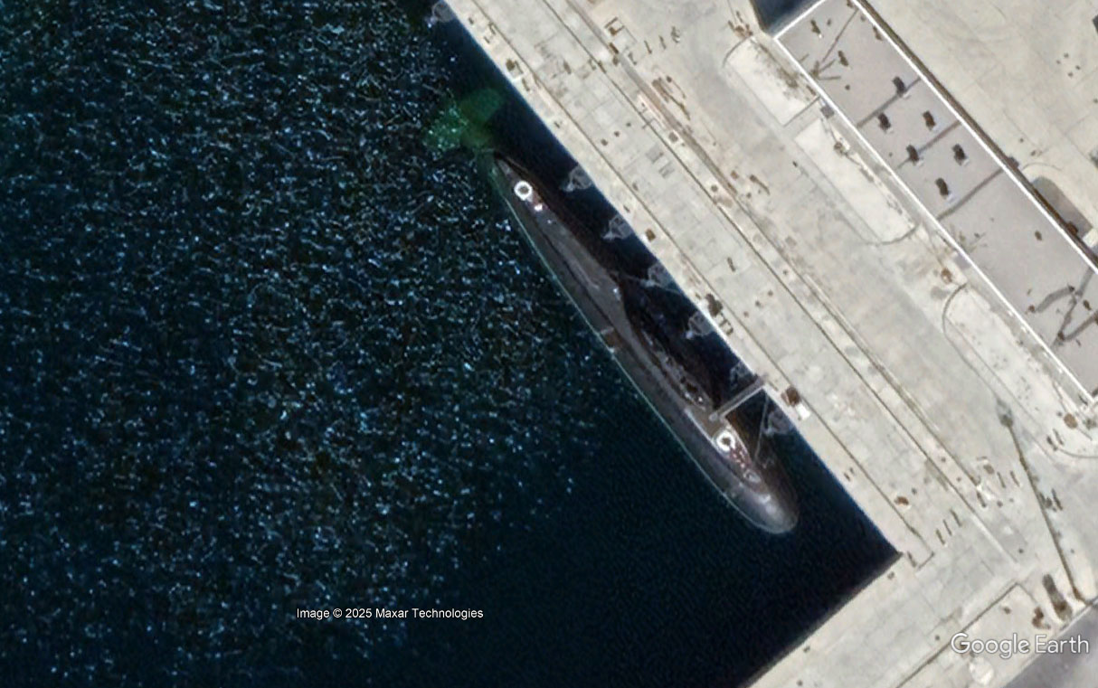 База ВМФ РФ у Новоросійсу, 14 вересня 2019 року, знімок Maxar via Google Earth