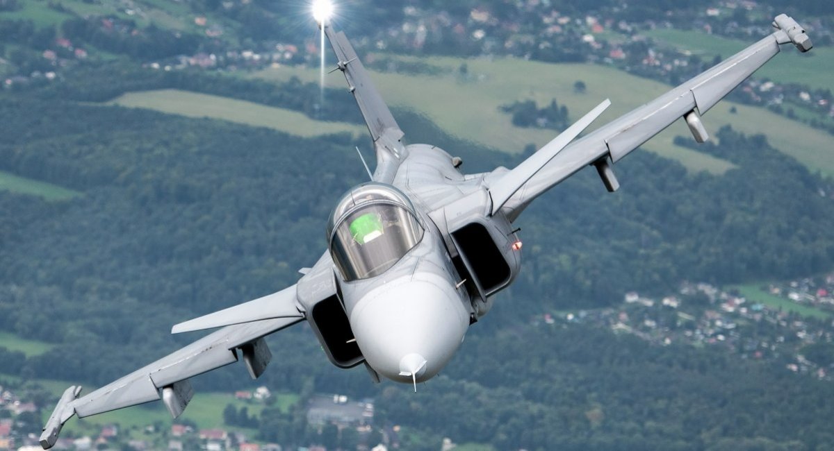 Винищувач JAS 39C Gripen