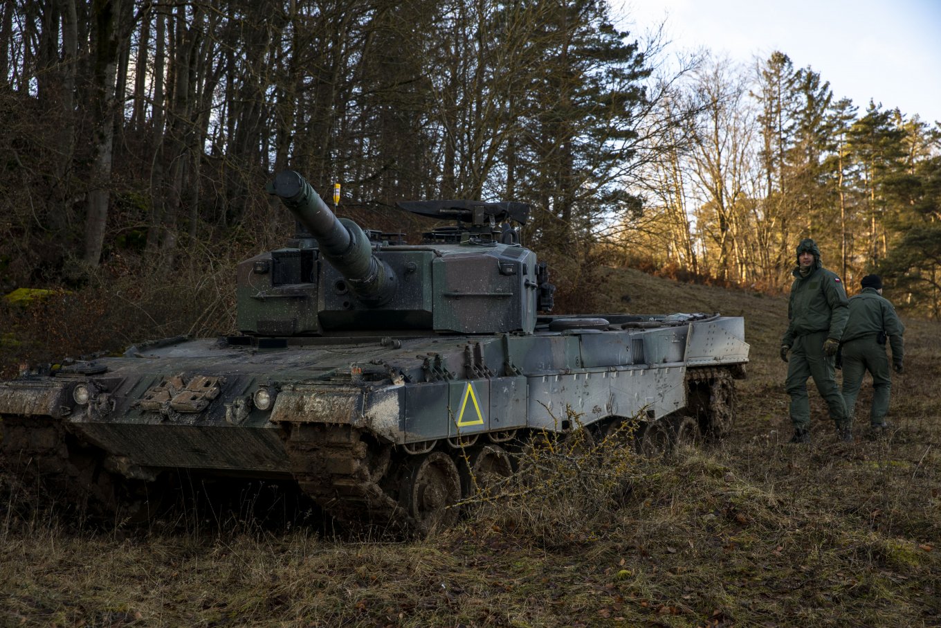 Leopard 2A4, немає додаткового захисту та панорами