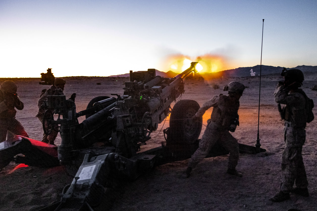 Причіпна 155-мм гаубиця M777 морпіхів США