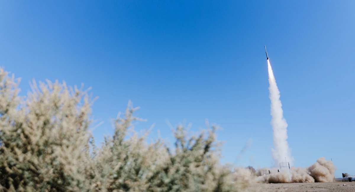 Пуск гіперзвукової ракети Blackbeard під час випробувань