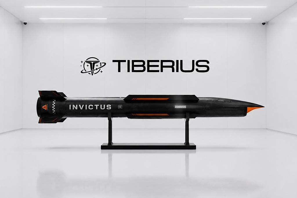 Рендер майбутньої ракети Invictus. Зображення - Tiberius Aerospace