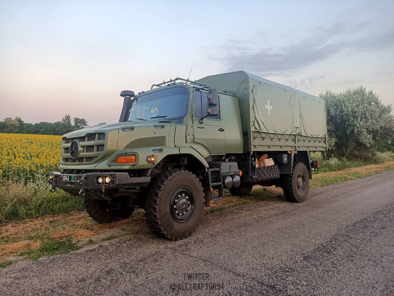 Вантажівка Mercedes-Benz Zetros на службі Сил оборони України