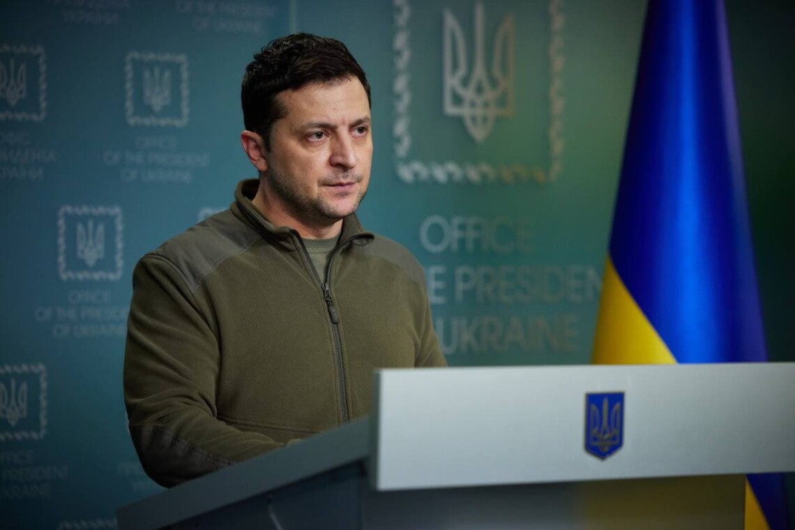 President of Ukraine Volodymyr Zelensky