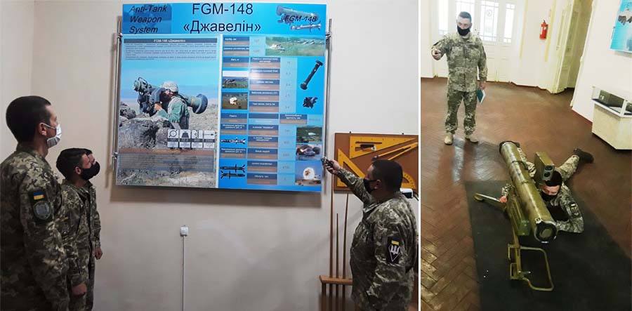 Освоєння ПТРК FGM-148 Javelin та 9К111 "Фагот" курсантами Військової академії (м. Одеса)
