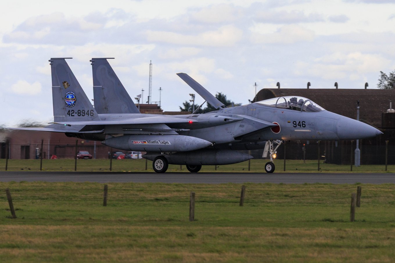 Японський F-15J у Великій Британії. Фото - Королівські ПС