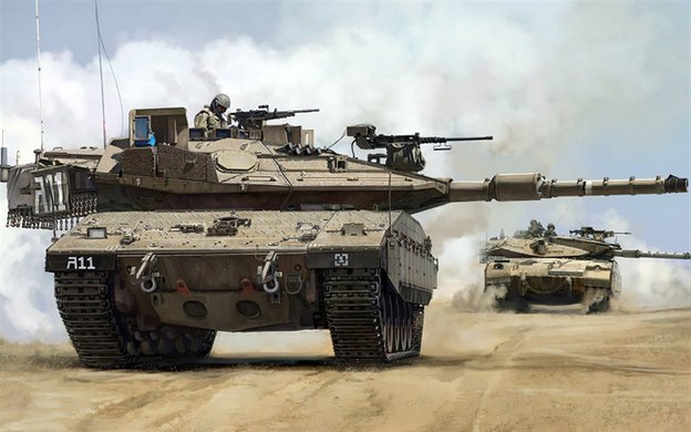Ізраїльські танки "Меркава", ілюстративне зображення з відкритих джерел