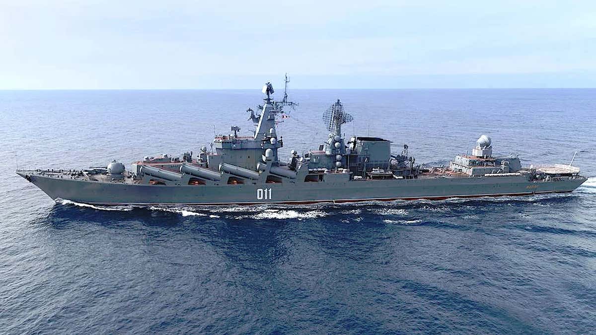 Ракетний крейсер &quot;Варяг&quot; Тихоокеанського флоту РФ, ілюстративне фото з відкритих джерел