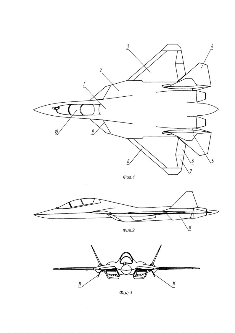 Патент на двомісний Су-57Д