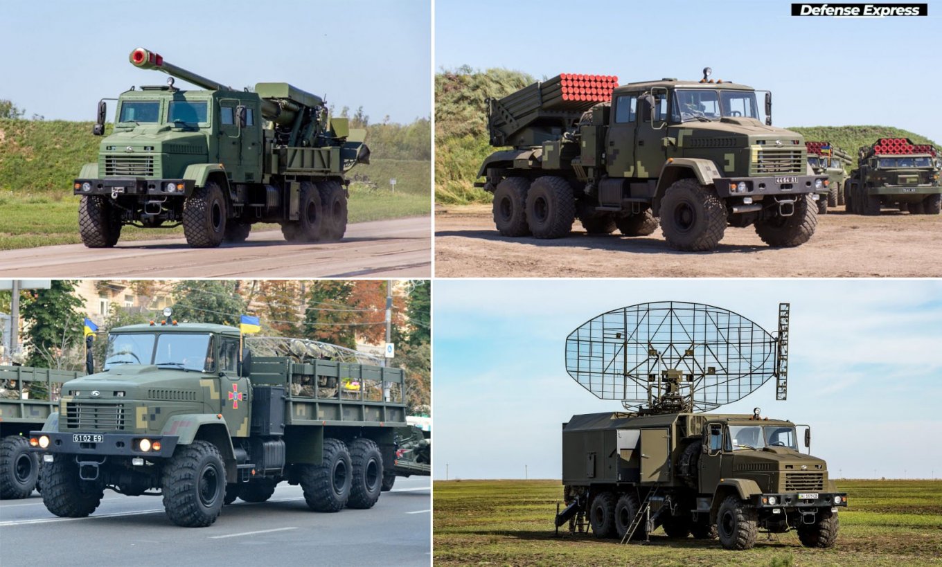 КрАЗ-6322 6х6 та його модифікації дуже широко використовуються в Збройних силах України