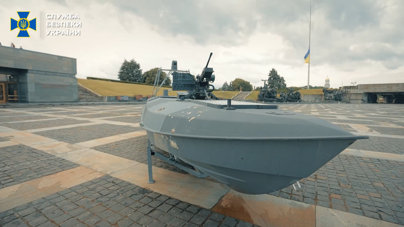 Пошкоджений Sea Baby що передали до музею