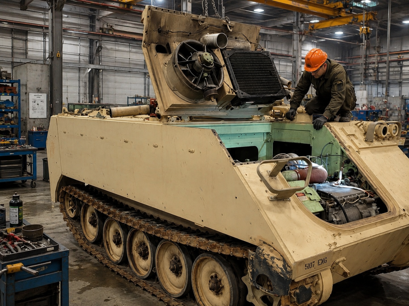 Виробничо-інжинірингова група компаній GROUND FORCE має всі необхідні компетенції по ремонту Detroit Diesel 6V53 бронетранспортерів M113