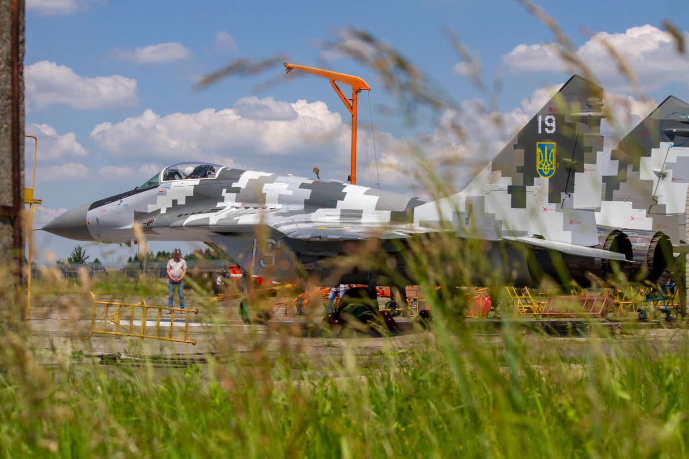 Модернізований у червні 2021 року на ЛДАРЗ винищувач МіГ-29МУ1 ПС ЗСУ