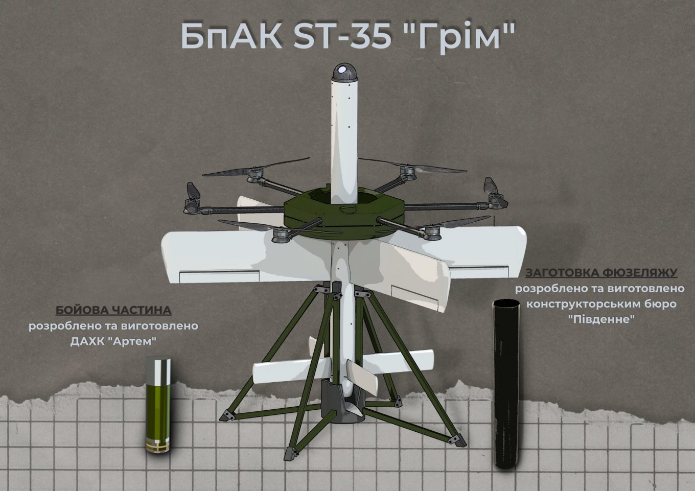 Над створенням українського дрона-камікадзе працює кооперація приватних та державних підприємств