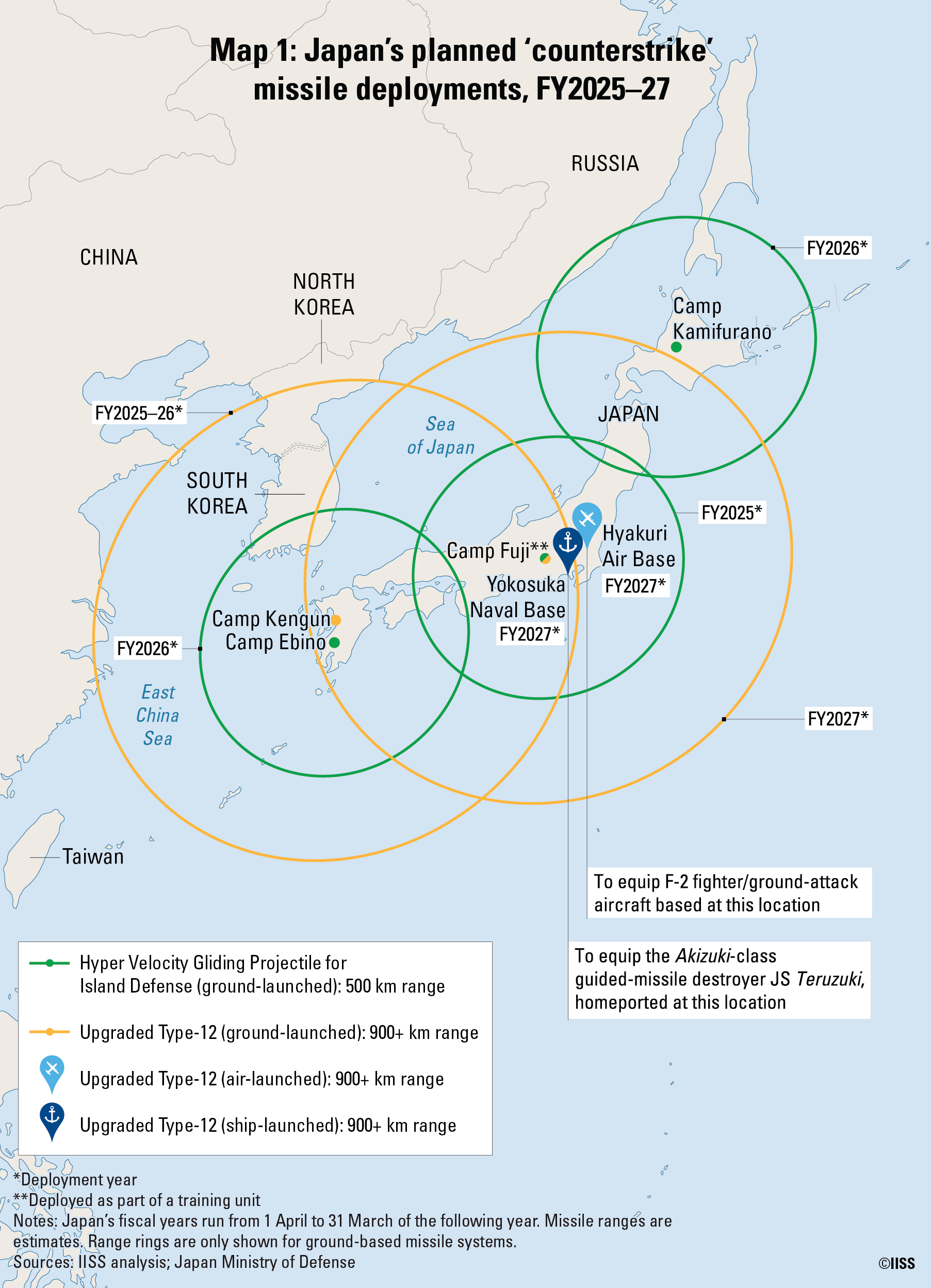 Японія розгортає комплекс Type-25 з гіперзвуковими та стелс ракетами, що дістають до Владивостока, Хабаровська та Шанхаю