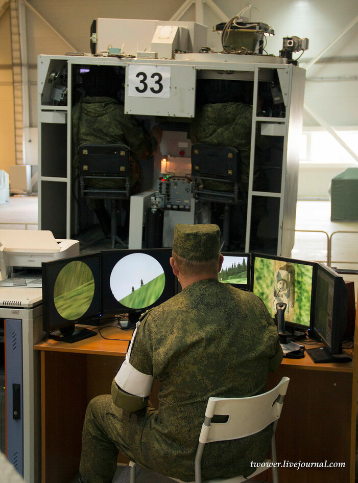 Virtual simulator for the BMP-2 crew