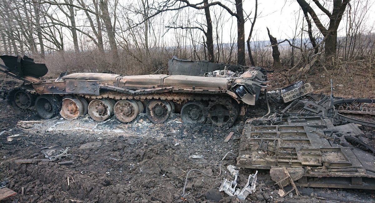 знищений Т-80 ПТРК NLAW
