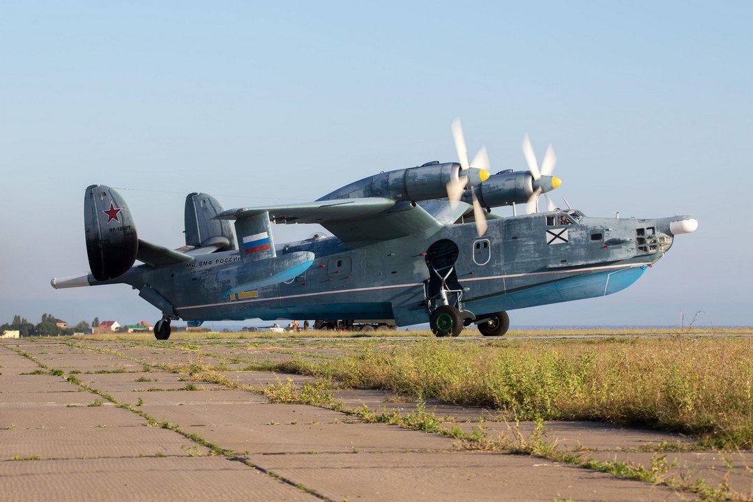 Літак Бе-12 морської авіації Чорноморського флоту РФ