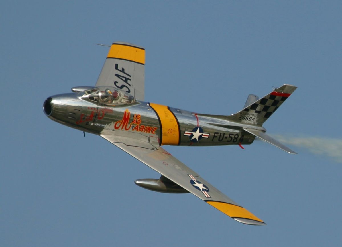 F-86 Sabre, ілюстративне фото з відкритих джерел