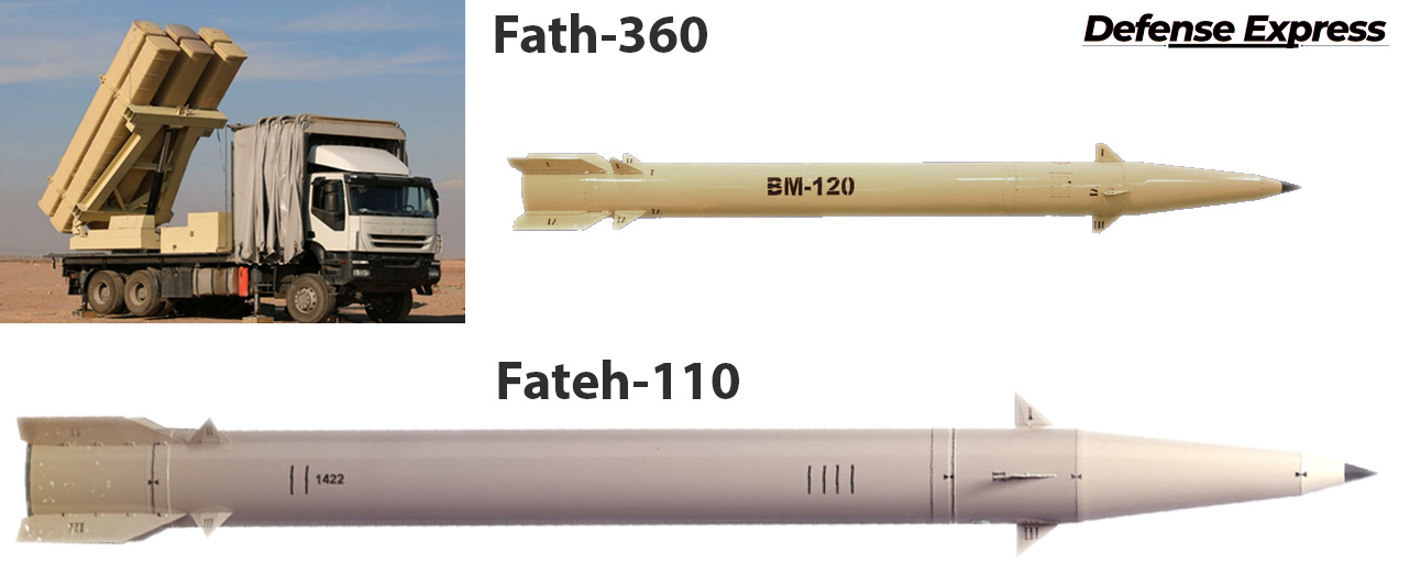 Fath-360 та Fateh-110