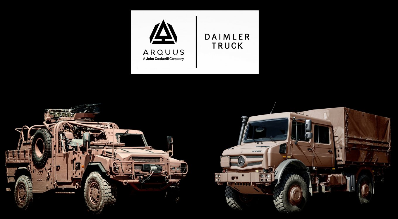Ілюстрація щодо партнерства Arquus і Daimler