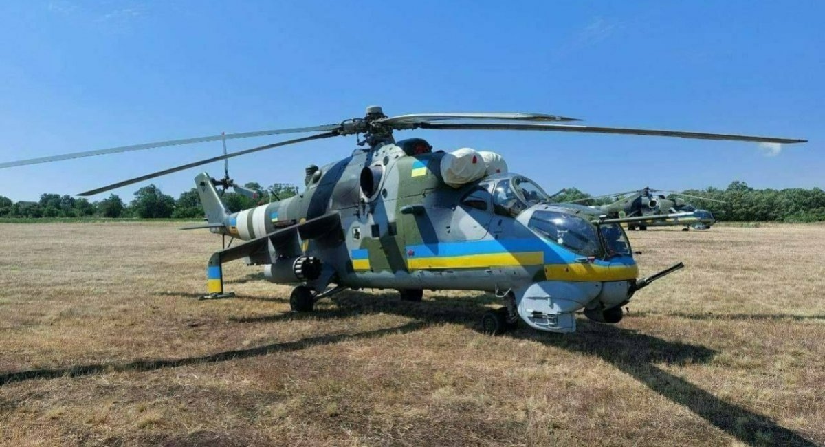 Отриманий від Чехії ударний вертоліт Мі-24В в строю ЗСУ