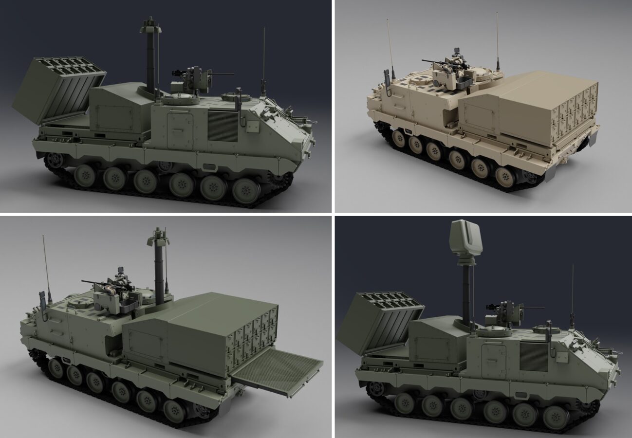 Пускові White Strike на шасі ACSV G5 у складі ЗРК NOMADS