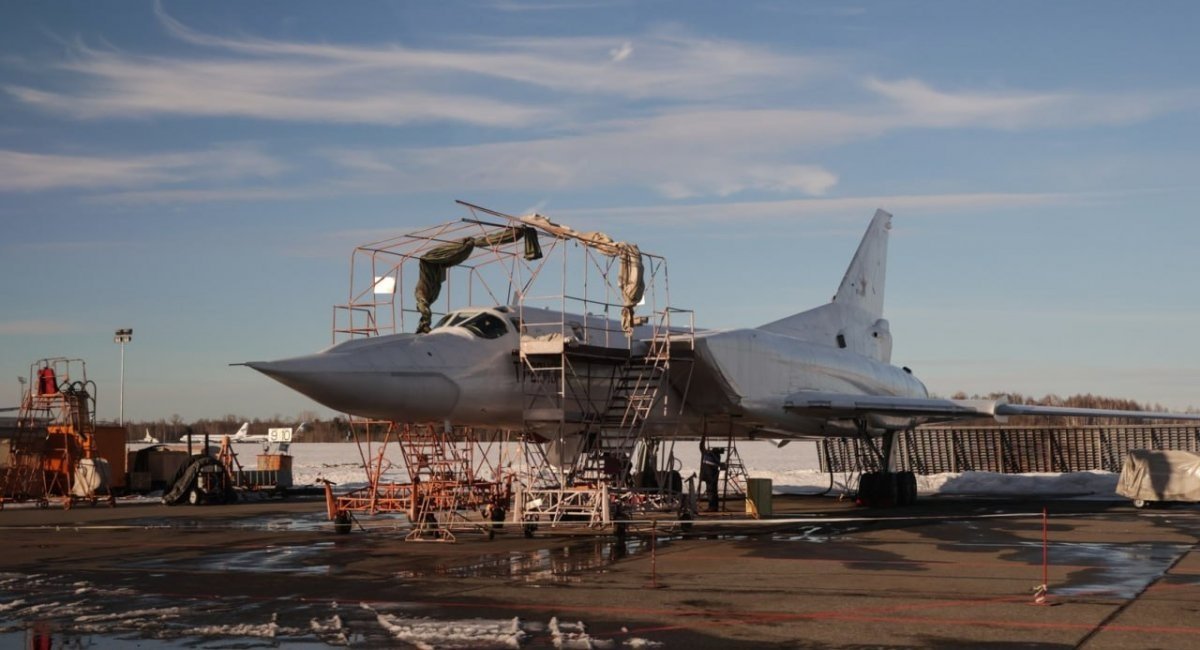 Другий прототип Ту-22М3М модернізований у 2023 році, який вже отримав штангу для дозаправлення в повітрі