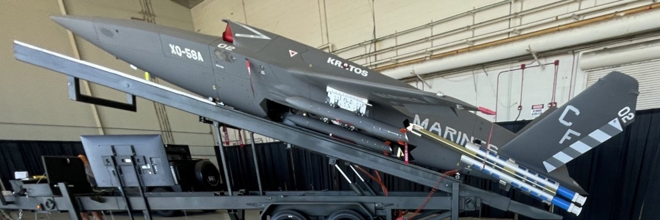 Крилата ракета Ragnarok підвішена на бойовий БПЛА XQ-58 Valkyrie. Фото - Kratos