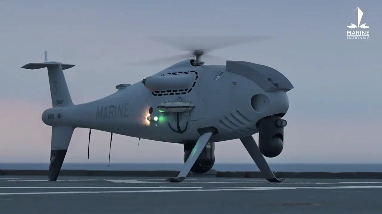 БПЛА Schiebel S-100 під час навчань Dragoon Fury 2025