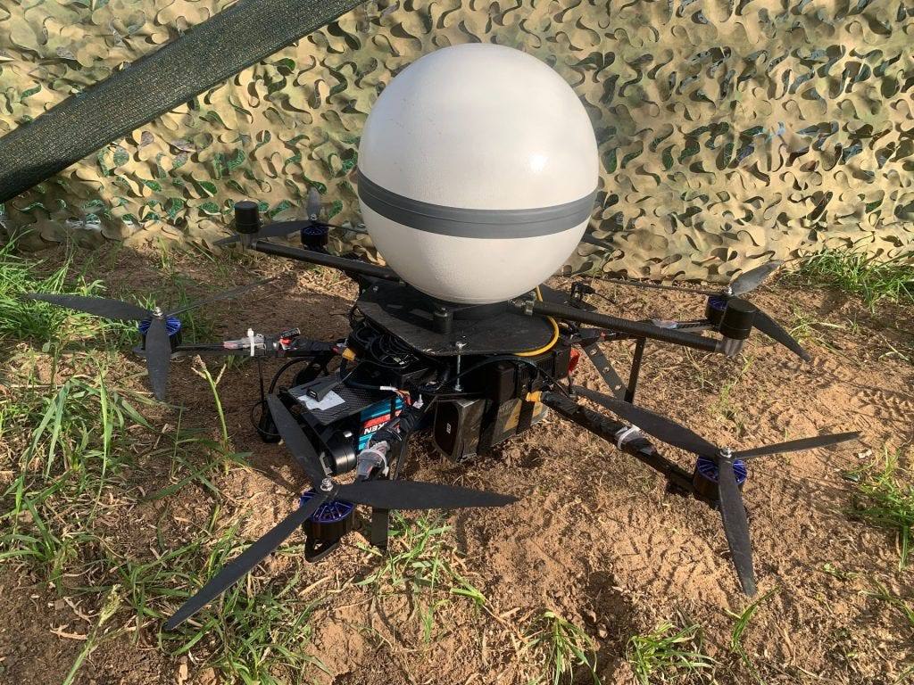 Гексокоптер з антеною РС-30М