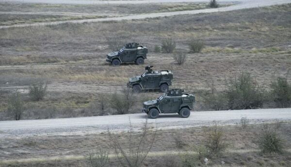 JLTV Північної Македонії на полігоні у 2024 році