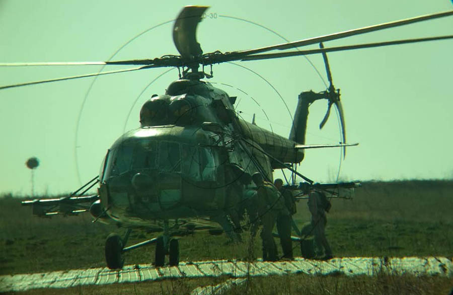 Військово-транспортний гелікоптер Мі-8МТ армійської авіації ЗСУ