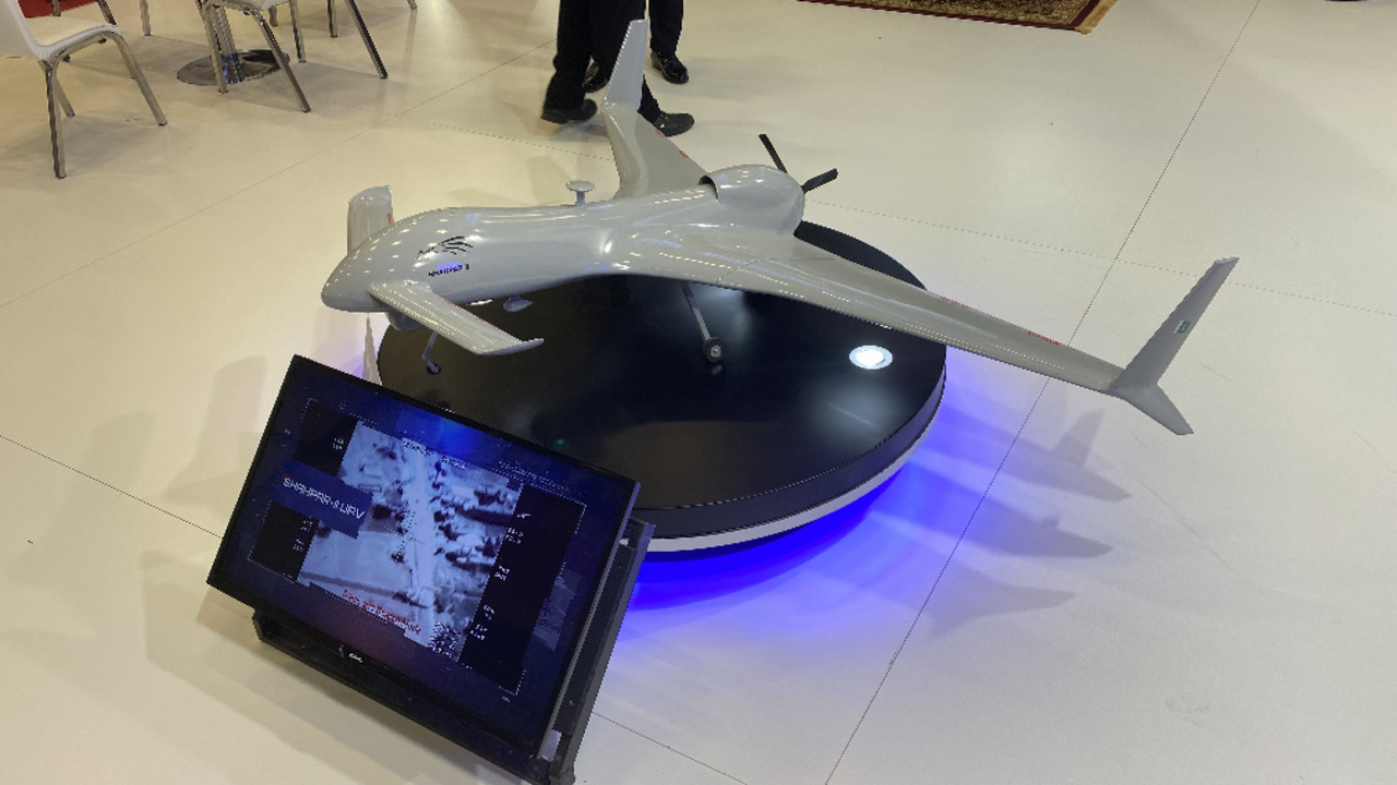 Пакистанський БПЛА Shahpar ll на виставці IDEF-2021