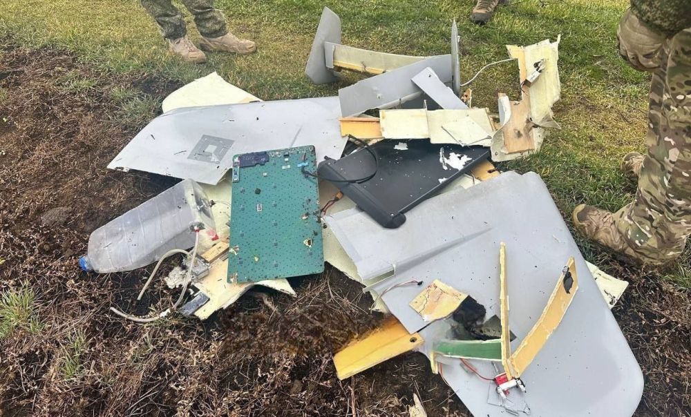 Уламки українського дрону камікадзе 