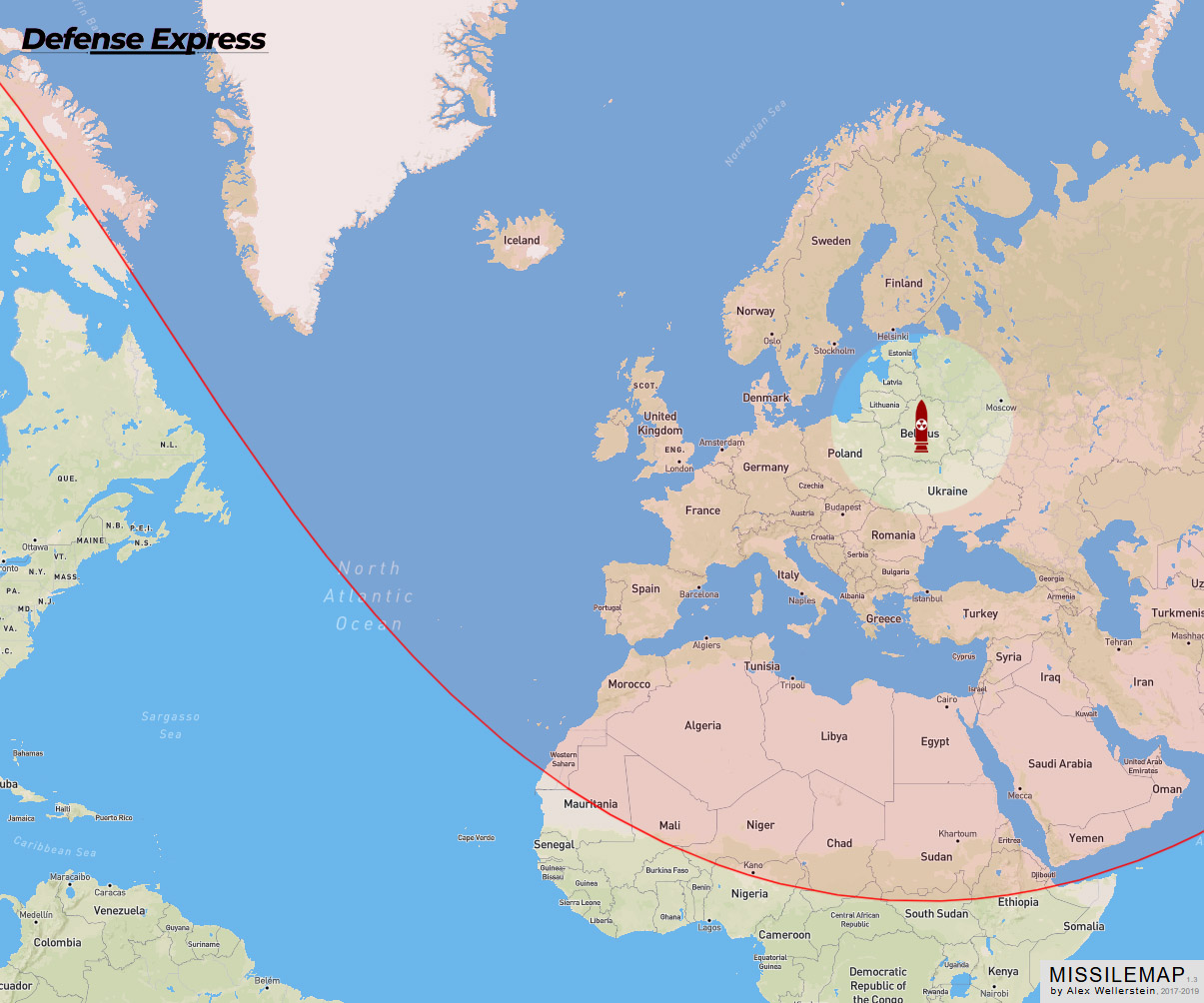 орешник Беларусь дальність