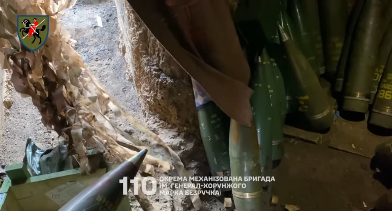 155-мм снаряди M107 на озброєнні 110-ї ОМБр