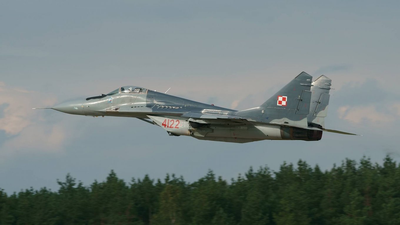 МіГ-29 повітряних сил Польщі (фото: Siły Powietrzne)
