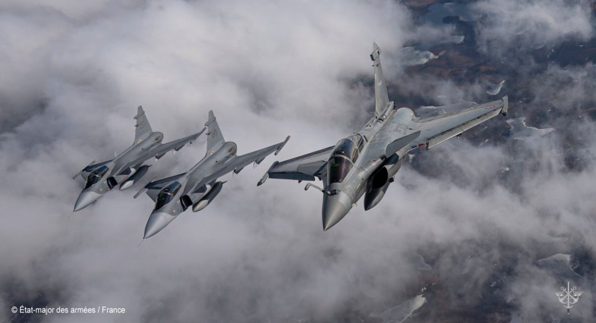 Gripen та Rafale. Фото - Armée française