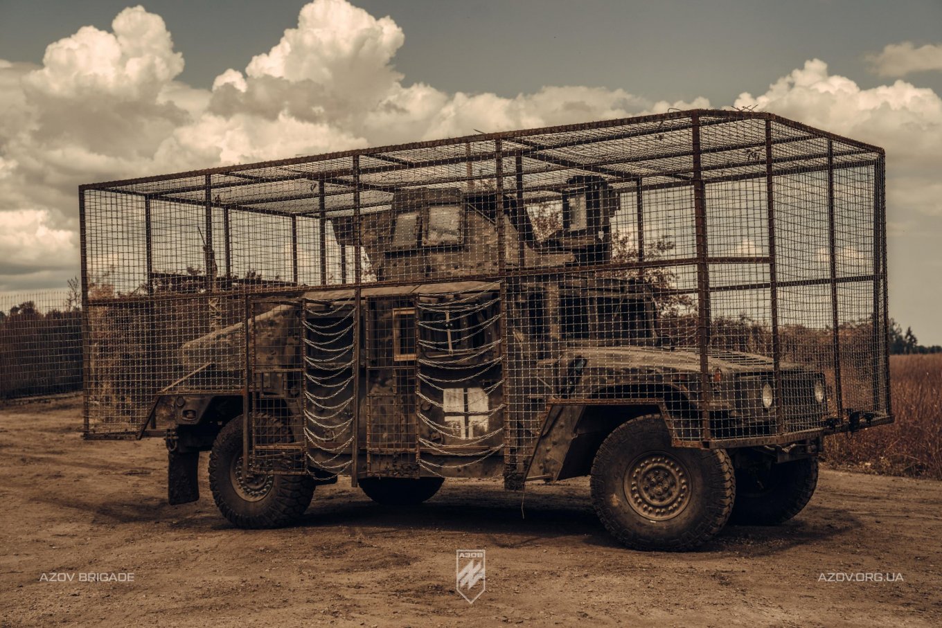 HMMWV з додатковим захистом на озброєнні 12-ї бригади спеціального призначення НГУ 
