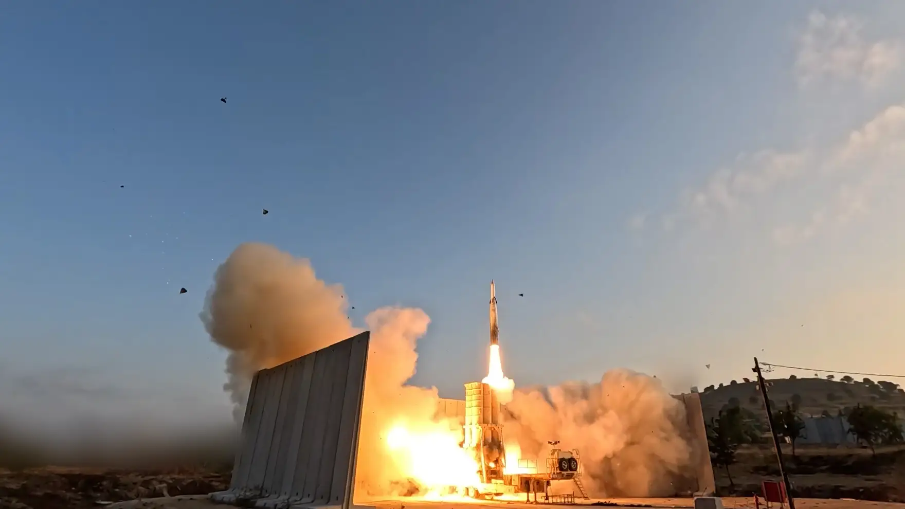 Пуск з системи ПРО Arrow