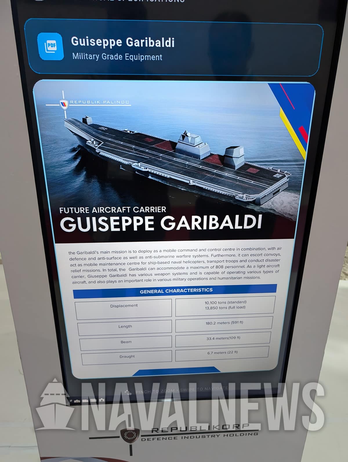 Giuseppe Garibaldi Індонезія