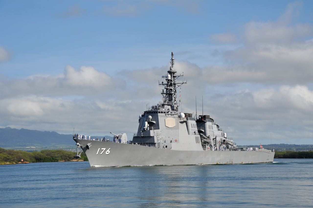 Есмінець JS Chokai флоту Сил самооборони Японії