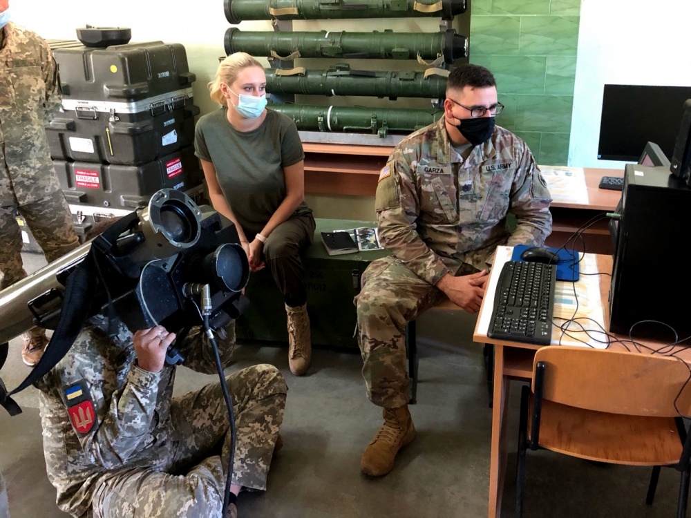 Підготовка операторів ПТРК FGM-148 Javelin у Школі протитанкової артилерії НАСВ