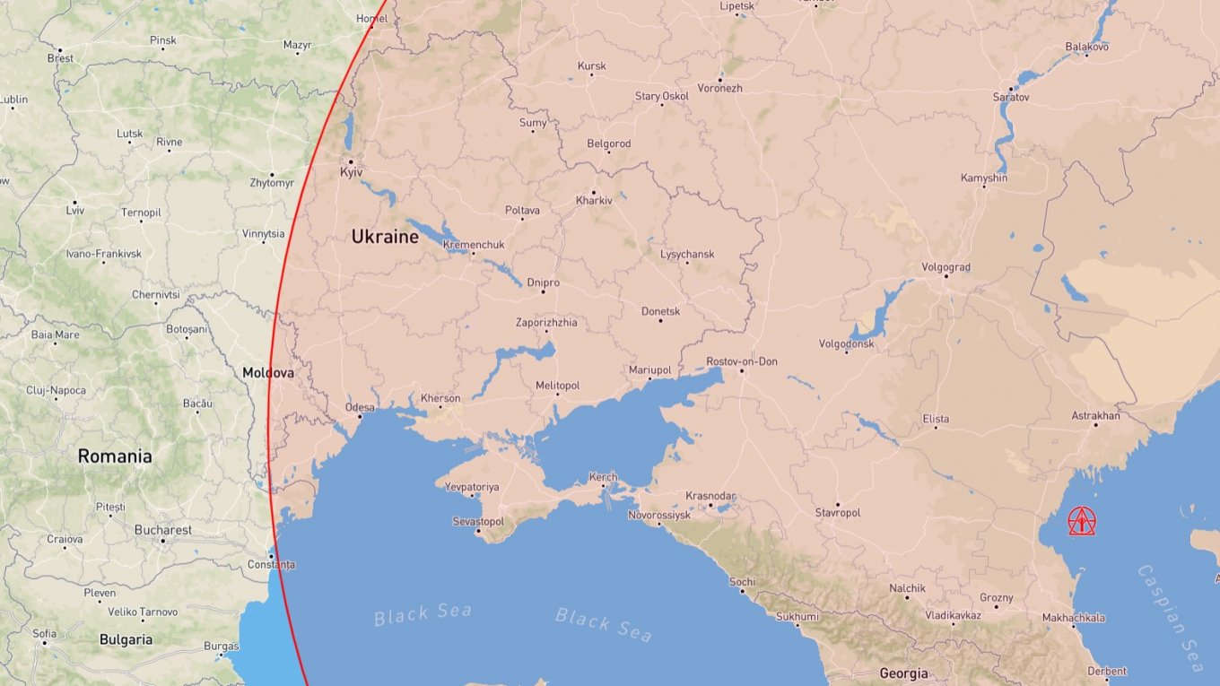 Дальність 1500 км (заявлена дальність ураження 3М14