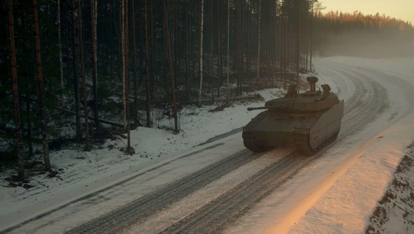 CV90SVK MkIV для армії Словаччини на випробуваннях