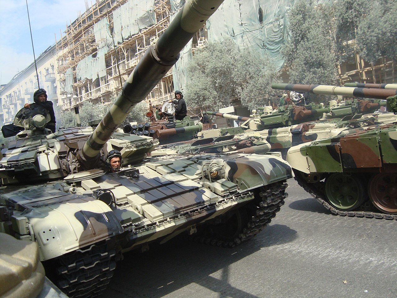 Азербайджанські танки Т-72