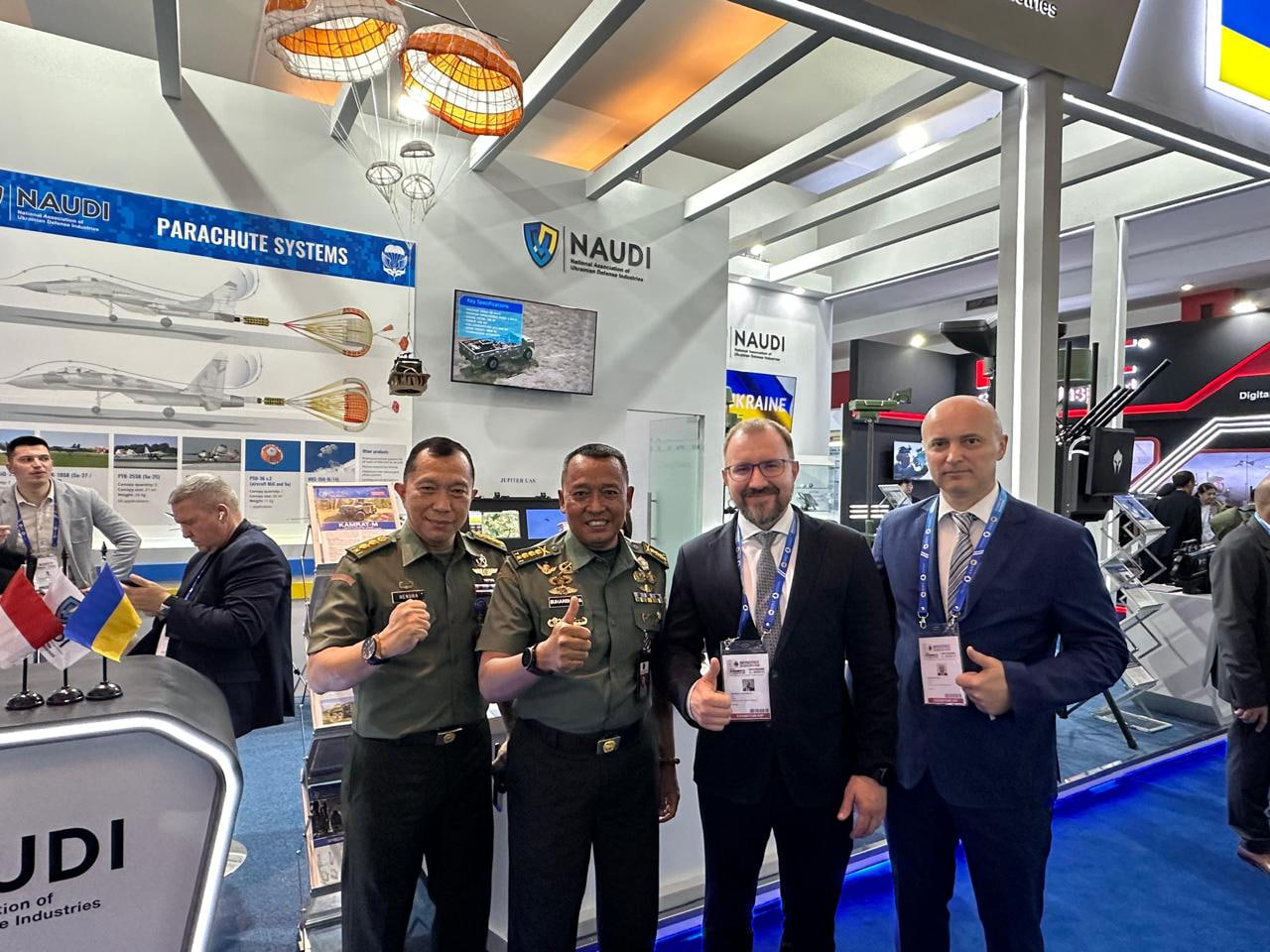 стенд NAUDI на оборонній виставці  Indo Defence Expo & Forum