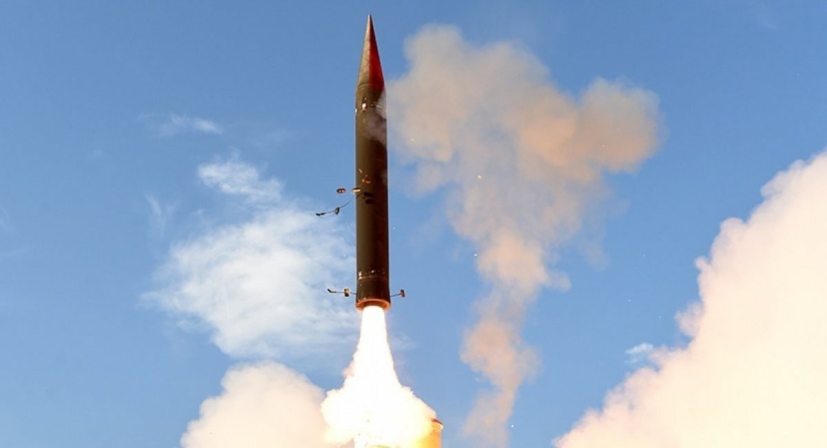 Запуск перехоплювача із ЗРК Arrow 3