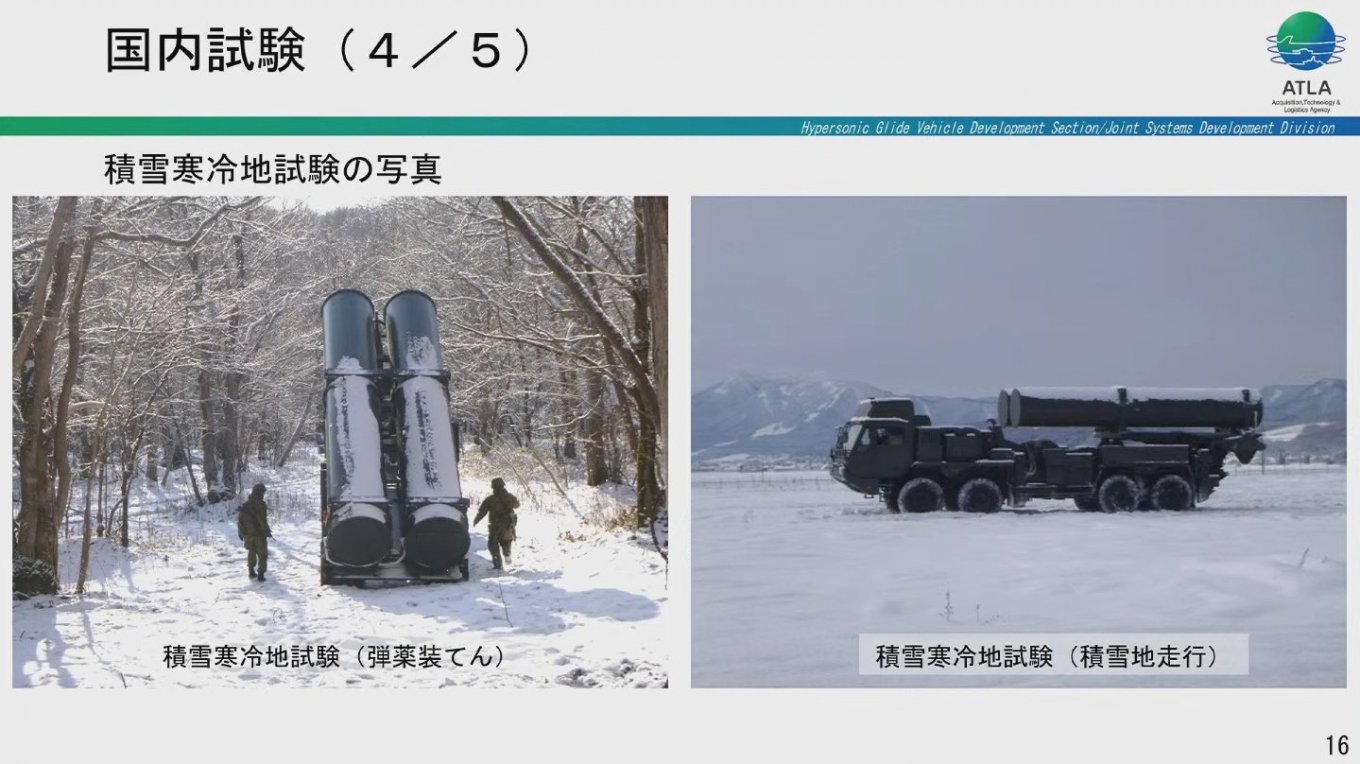 Випробування з розгортання пускової установки ракет HVGP на слайді презентації ATLA